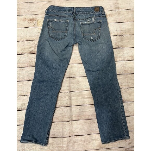 American Eagle Outfitters Jeans Women's 6 Regular Blue Denim - Picture 3 of 6